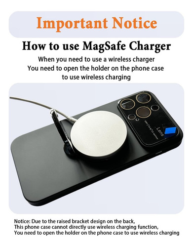 Funda For iPhone Compatible Con Magsafe Protector Cámaras