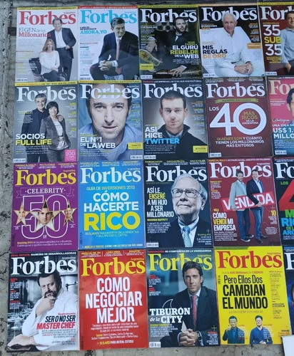 Coleccion 46 Revistas Forbes Argentina 2011 - 2017 + Regalo! (Usado)