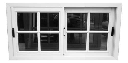 Ventanas Aluminio 120x60 Vidrio Repartido Mosquitero Y Envio