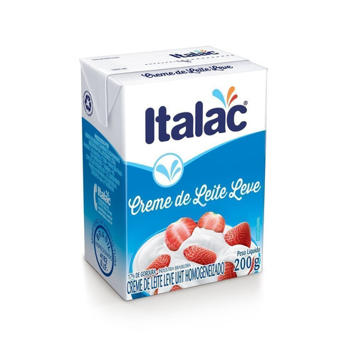 Kit 10 Creme De Leite Italac Cx 200g Atacado Promoção