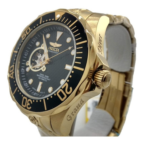 Reloj Hombre Invicta Grand Diver Corazon Abierto 13709