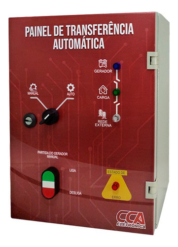 Painel Transf. Automática Rede/gerador Controlador 63a 4p Mt