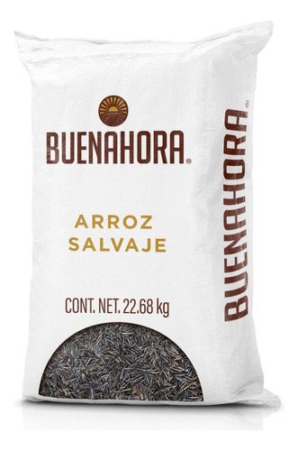 Arroz Salvaje Puro Negro Importado Buenahora® Bulto 22.68kg