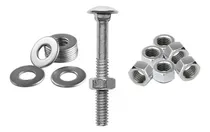 Comprar Kit 100 Parafusos Fr Zi Cu002F Porca E Arruela 1u002F4 X 2