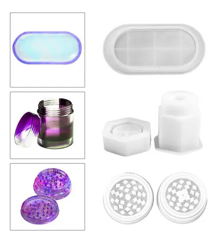 Molde De Resina Para Molinillo Transparente - Molde De