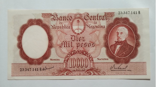 Argentina Billete 10 Mil Pesos  Bott:2195