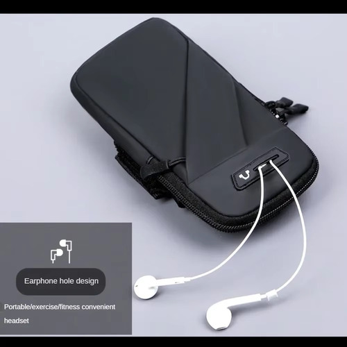 Bolsa Deportiva De Teléfono Celular Para Brazo + Regalo Gris Lisa