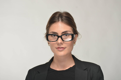 Anteojos Lentes Receta Armazon Acetato Unisex Hadar Elise Negro