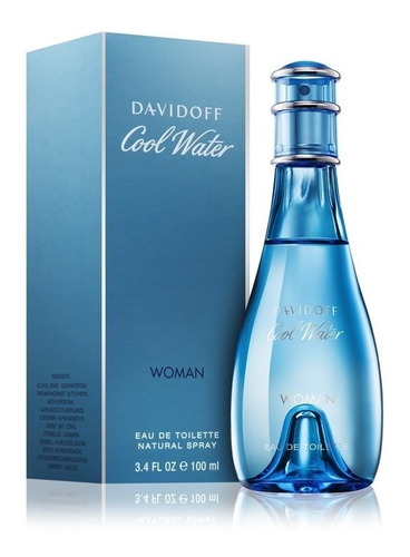 Perfume Original Cool Water Davidoff 100ml Dama 