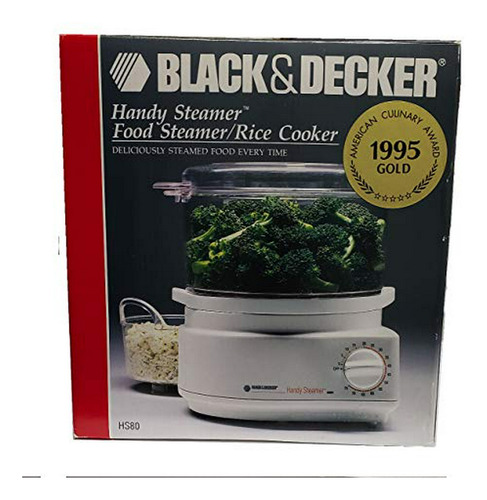 Cocedor De Arroz Black & Decker Hs80: Práctico Y Compacto