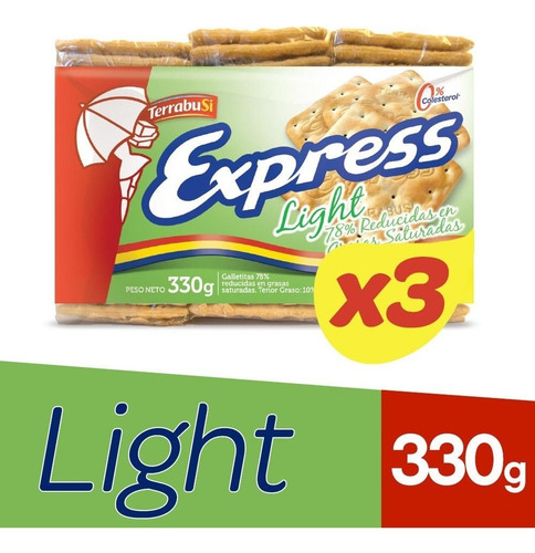 Galletitas Terrabusi Express Light 330grs