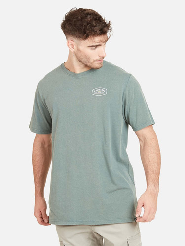 Polera Retro Cookie Ss Tee Hombre Verde Maui & Sons