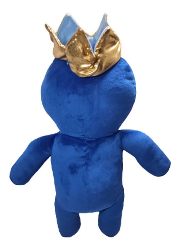 Imagen 5 de 5 de Roblox Monstruo Peluche Blue Azul Rainbow Friends Crown 45cm
