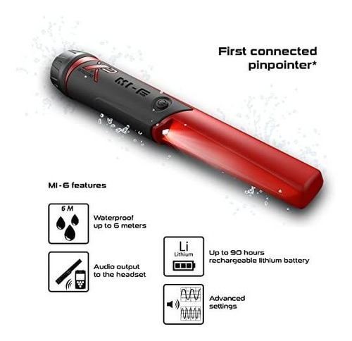 Xp Metal Detectors Mi-6 Pinpointer, Con Conectividad Inalámb