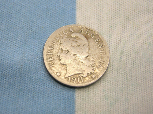 Argentina Niquel 5 Centavos 1911  Cj 142