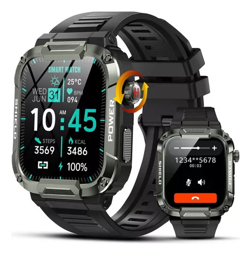 Reloj Inteligente Hombre Smartwatch Deportivo Bluetooth Call