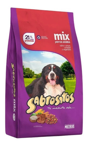 Sabrositos Mix Adultos %21 Proteína 20kg+2kg+3 Pates+snacks!