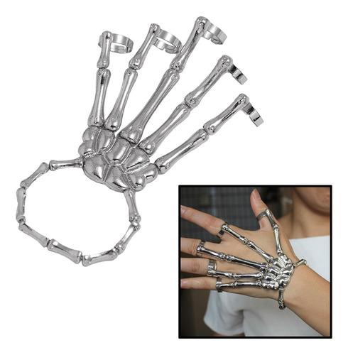 4 Paquete De 4-5 Pulseras De Mano De Esqueleto Con 4 Piezas