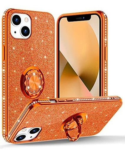 Ocyclone Compatible Con iPhone 13 Funda Diamante Con Htr46