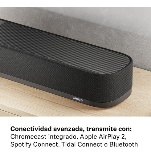 Imagen 7 de 10 de Sennheiser Ambeo Soundbar | Plus Con Sonido Inmersivo 3d Color Negro