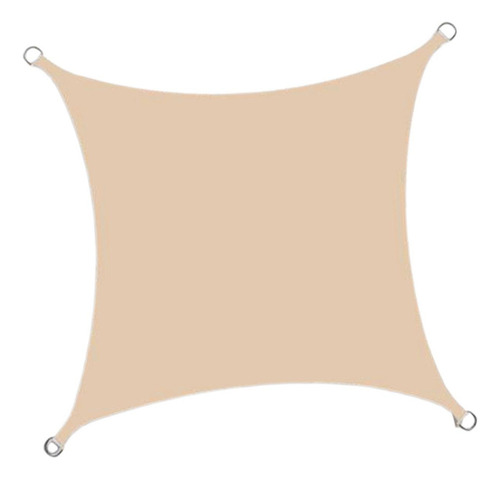 Toldo De Vela De Sombra Impermeable Para 2x2m Beige