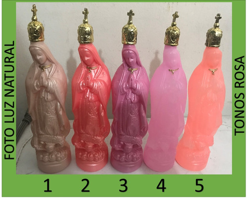 Botella Para Agua Bendita Virgen De Guadalupe (200 Piezas)