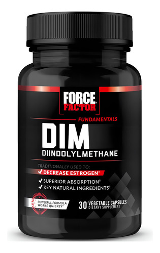 Force Factor, Dim Diindolilmetano , 30 Cápsula Sabor Sin Sabor