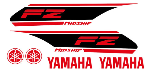 Sticker, Calcomania Para Tanque: Yamaha Fz Midship