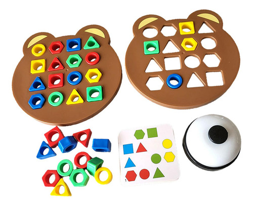 Rompecabezas De Combinación De Bloques De Juego Con Campana