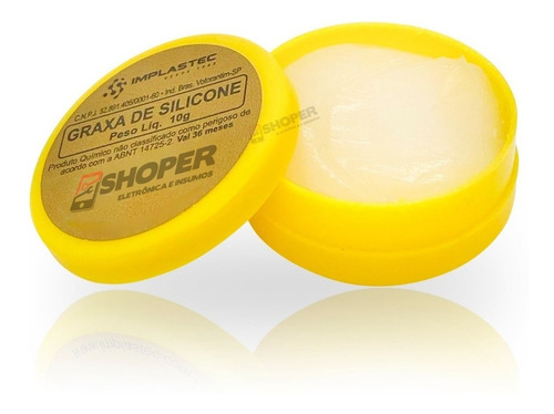 Graxa De Silicone Implastec Pote 10g Lgs200 P Airsoft Cooler