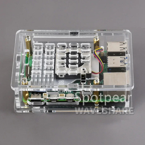 Funda Para Raspberry Pi 5, Funda Spot Pear Electronics Pi5 F
