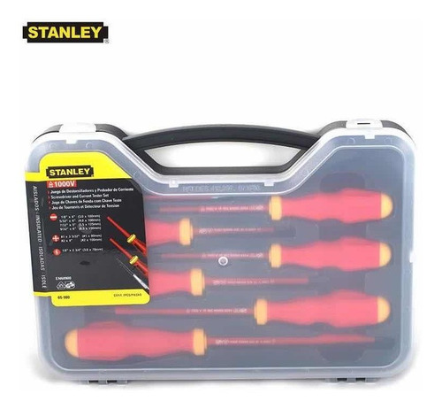 Juego De Destornilladores Aislados 7 Piezas. Marca Stanley