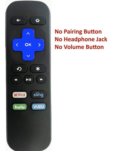 Mando A Distancia Reemplazado Párrafo Roku 1 2 3 4 Hd Lt Xs