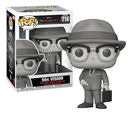 Boneco Funko Pop Visão Sitcom Anos 50 714 Wandavision Marvel