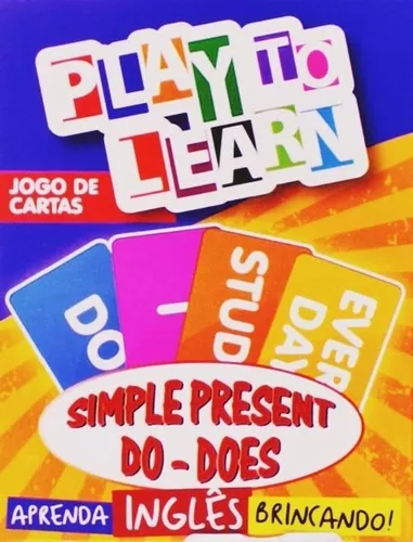 Jogo de cartas – Playing with verbs – Time to Play