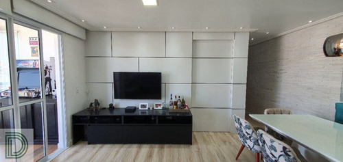 Imagem 7 de 15 de Lindo Apartamento Em Taboão Da Serra, Com 73m². - Di27849