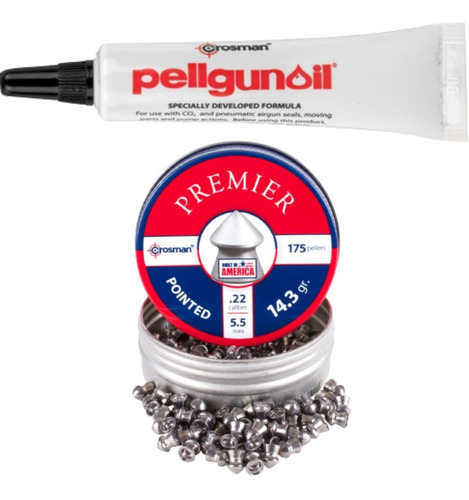 Pellets Crosman Field Hunting 5.5mm 175 Pz Pellgun Xchws C