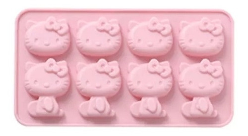 Molde De Silicon En Forma De Hello Kitty #5