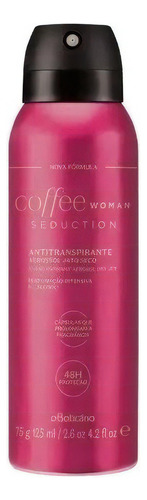 Desodorante Aerosol Coffee Woman Seduction 125ml O Boticário