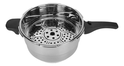 Olla A Presión De Acero Inoxidable Y Rejilla Para Cocinar Al