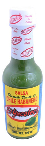 Salsa El Yucateco Habanera Verde 120ml