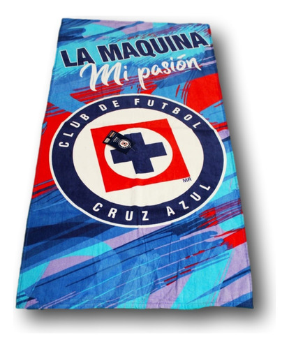 Toalla Cruz Azul Original Calidad Colap 100% Algodón