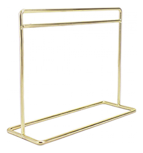 Estante Para Ropa De Casa De Muñecas, Mini Estante Dorado