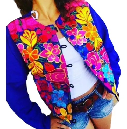 Chamarras bordadas sale