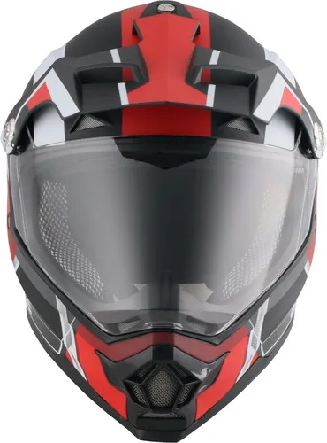 Casco Integral Moto Cross K4 Edge Solido Certificado Dot Ktm Color Rojo  Tamaño del casco L (59-60 cm)