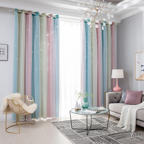 Cortina Con Ventana De 1 Estrella Para Blackout Star Panel S