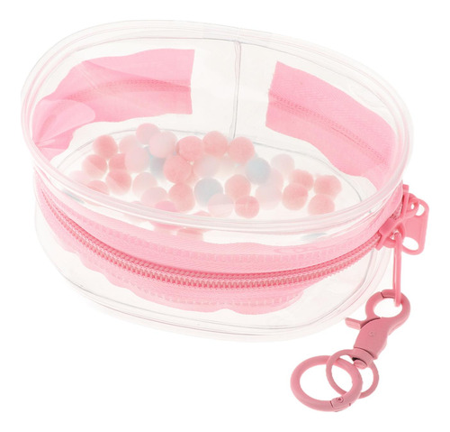 Figura Transparente, Expositor, Bolsa, Muñeca Rosa