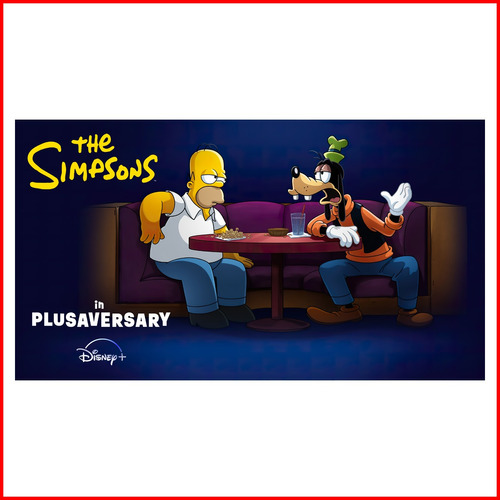 Poster The Simpsons Plus Aniversary Disney+ #5 - 90x50cm