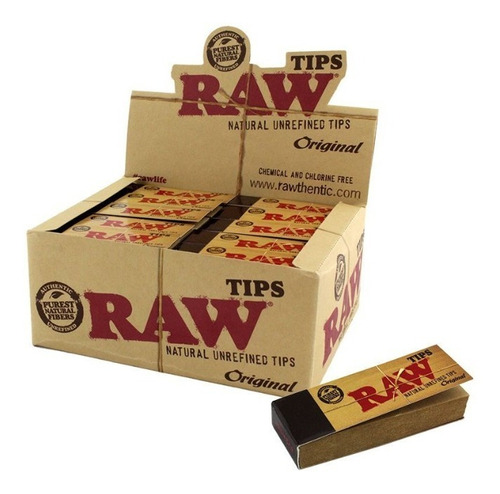 Caja Tips De Carton Raw 50 Unidades/ La Manoworld