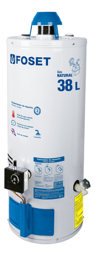 Calentador De Depósito, 38l, Gas Natural, 1 Servicio 45243